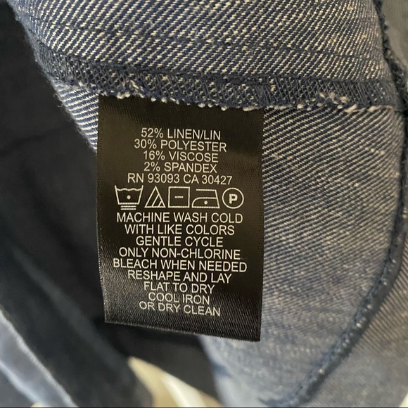 Nic + Zoe womens linen blend twill jacket size XS - Picture 8 of 8